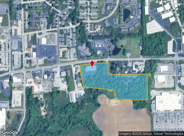  1621 E Main St, Danville, IN Parcel Map