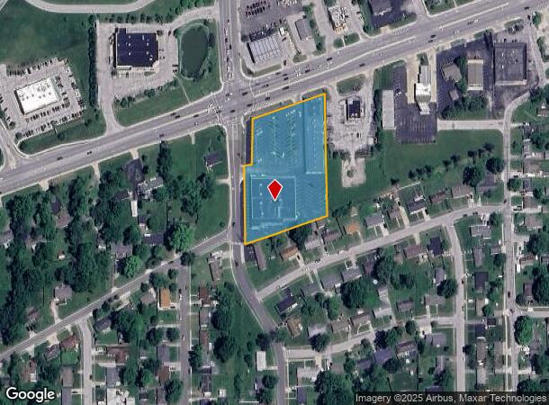  1601 E Main St, Plainfield, IN Parcel Map