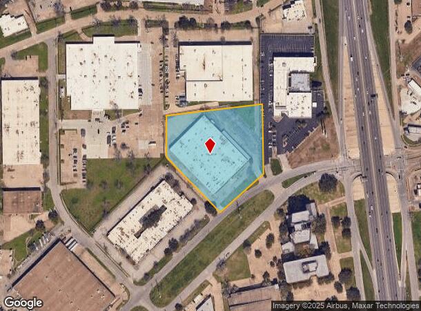  1555 Regal Row, Dallas, TX Parcel Map