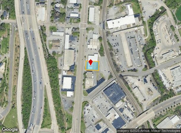  734 N Hall Of Fame Dr, Knoxville, TN Parcel Map