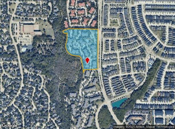705 Bray Central Dr, Allen, TX Parcel Map