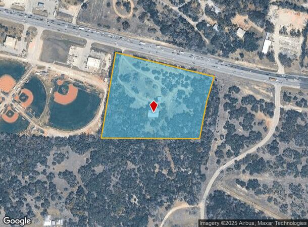  13709 W Highway 71, Bee Cave, TX Parcel Map