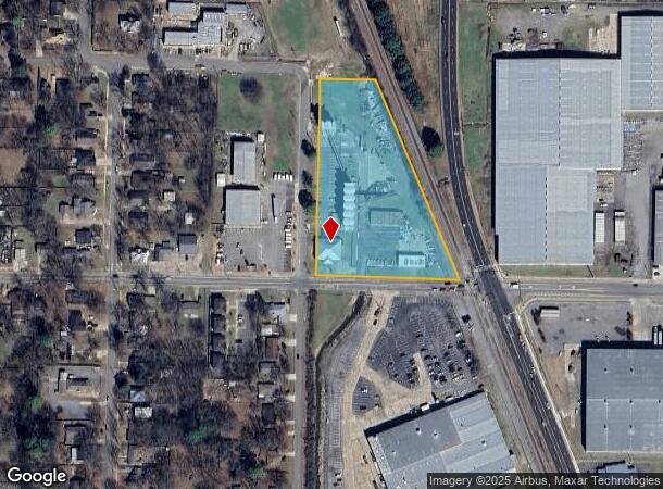  1270 Bruce St, Conway, AR Parcel Map