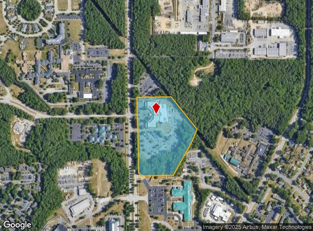 9501 Lucy Corr Cir, Chesterfield, VA Parcel Map