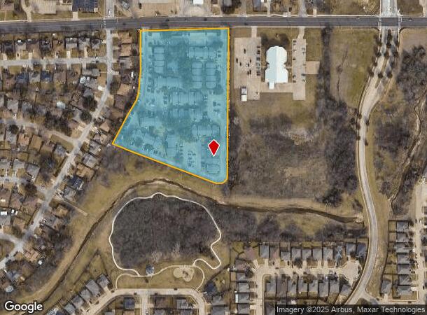 1301 Sycamore School Rd, Fort Worth, TX Parcel Map