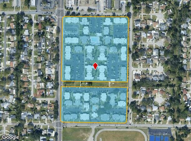  7315 W Hanna Ave, Tampa, FL Parcel Map