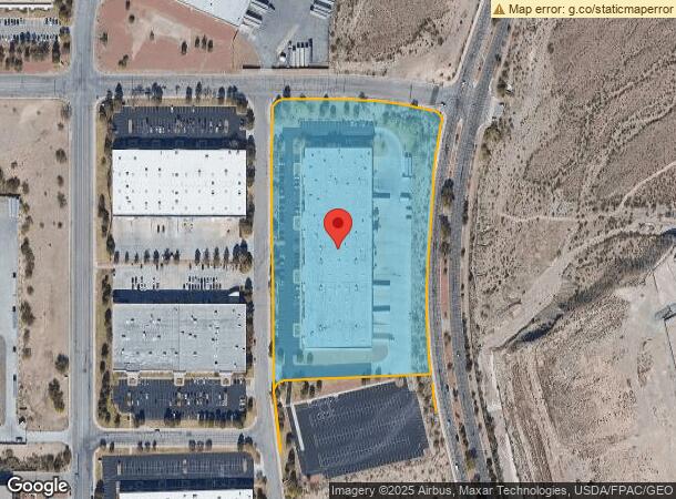  1790 Commerce Park Dr, El Paso, TX Parcel Map