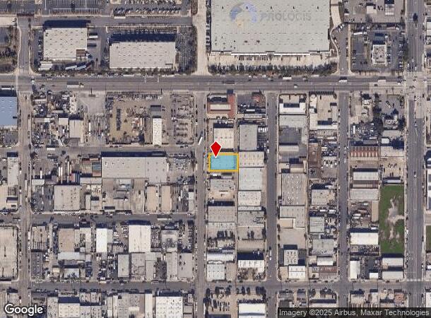 1734 Hayes Ave, Long Beach, CA Parcel Map