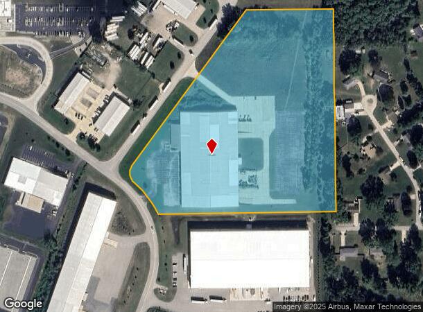 2101 Kinro Ct, Elkhart, IN Parcel Map