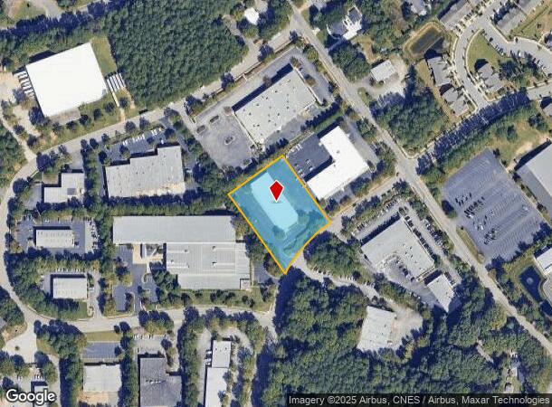  5805 Departure Dr, Raleigh, NC Parcel Map