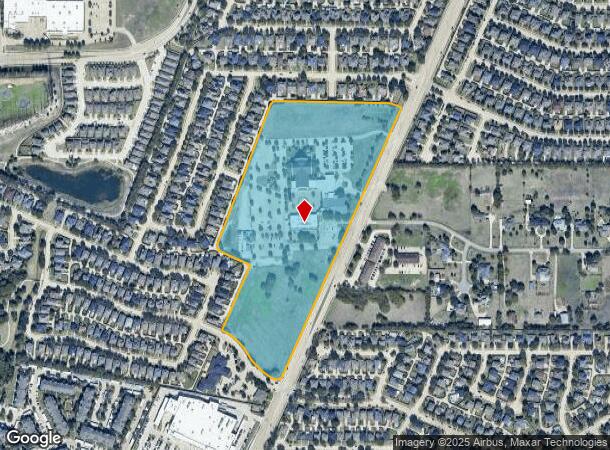 1515 N Greenville Ave, Allen, TX Parcel Map