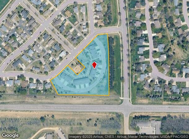  1300 W Menk Dr, Saint Peter, MN Parcel Map