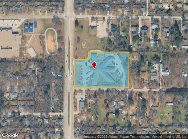 3033 W Green Oaks Blvd, Arlington, TX Parcel Map