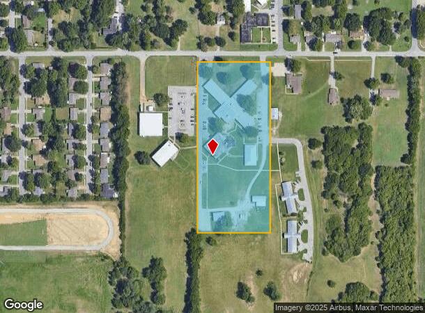 1221 E College St, Broken Arrow, OK Parcel Map