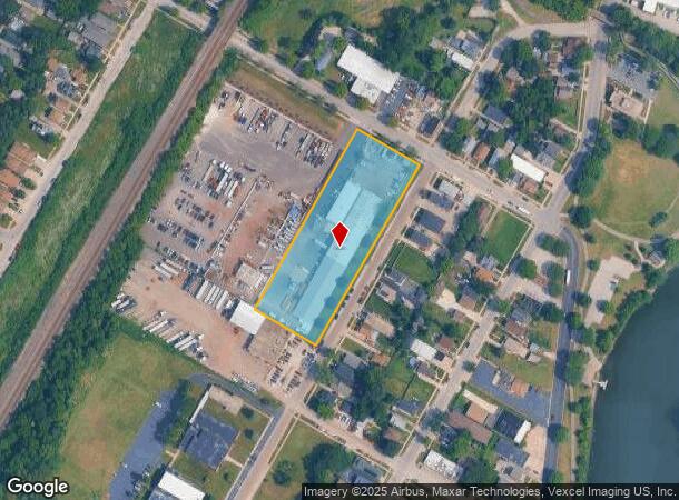 410 Rathbone Ave, Aurora, IL Parcel Map