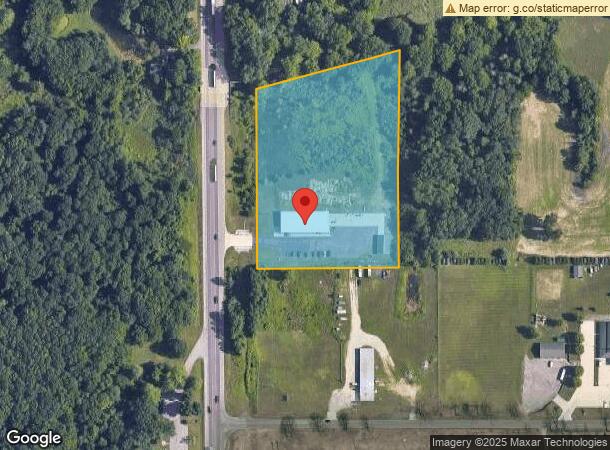  8355 S Meridian Rd, Clarklake, MI Parcel Map