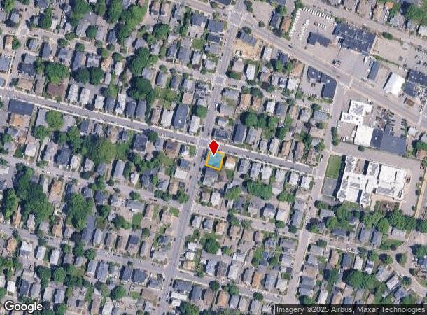 344 Newton St, Waltham, MA Parcel Map