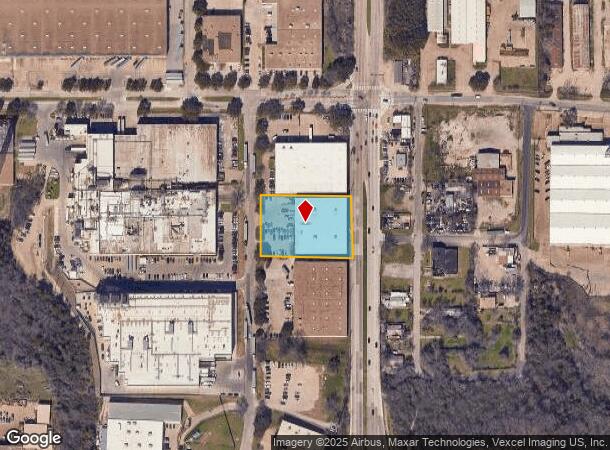  2000 Lone Star Dr, Dallas, TX Parcel Map