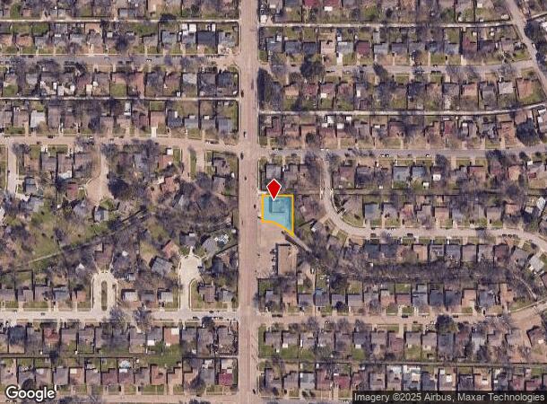  3610 Saturn Rd, Garland, TX Parcel Map