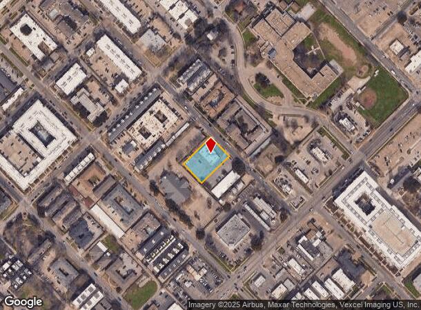  1805 N Garrett Ave, Dallas, TX Parcel Map