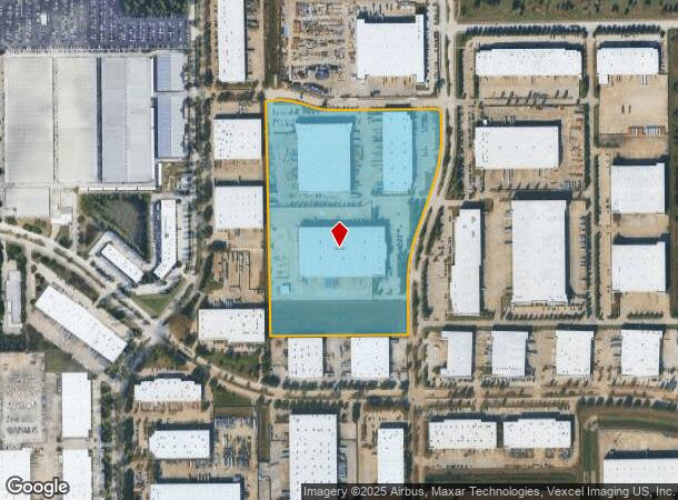  15855 Diplomatic Plaza Dr, Houston, TX Parcel Map