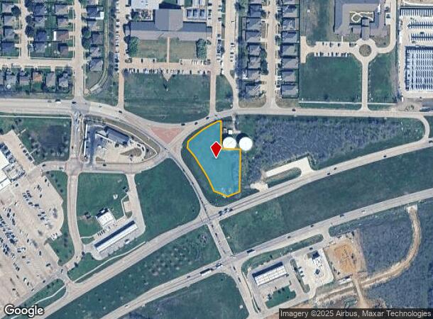 1180 E Main St, Crowley, TX Parcel Map