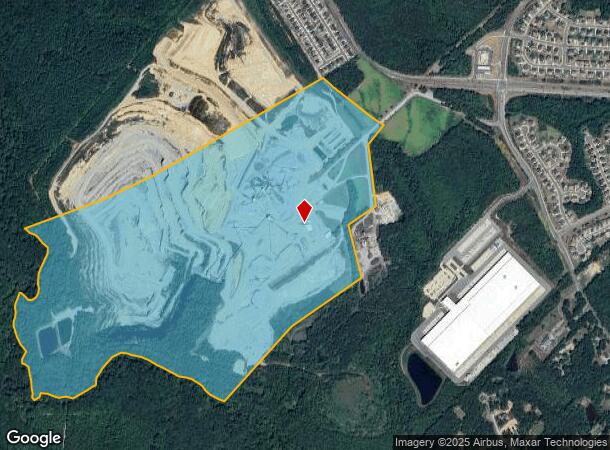 9100 Luck Stone Ln, Fredericksburg, VA Parcel Map