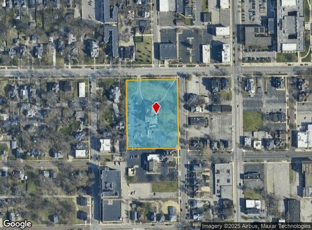  620 W Washington St, South Bend, IN Parcel Map