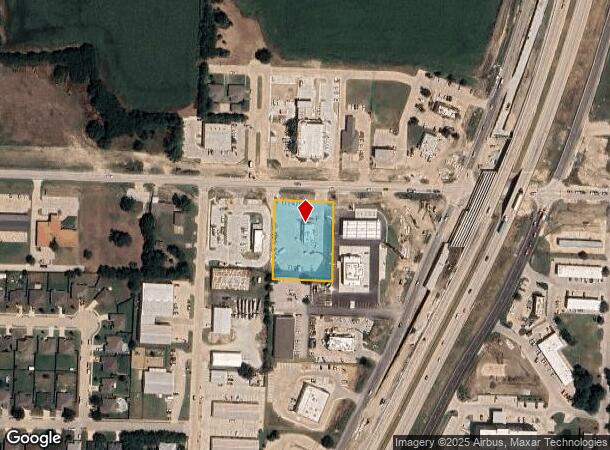  1406 W Chapman Dr W, Sanger, TX Parcel Map