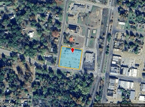  200 W Henderson St, Overton, TX Parcel Map