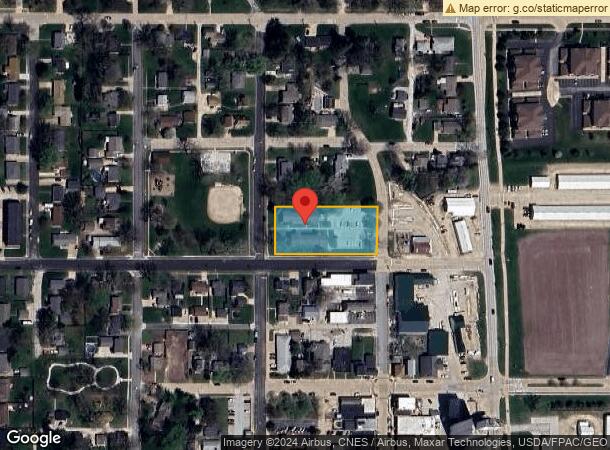  250 W Donahue St, Eldridge, IA Parcel Map