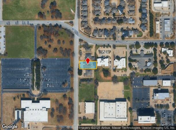 2120 Parkwood Dr, Bedford, TX Parcel Map