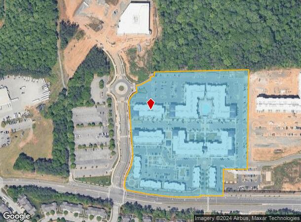  100 Carraway Xing, Chapel Hill, NC Parcel Map