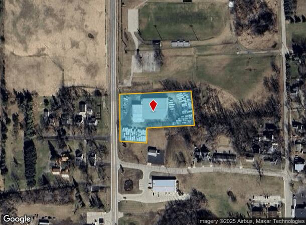  481 S Meridian Rd, Hudson, MI Parcel Map