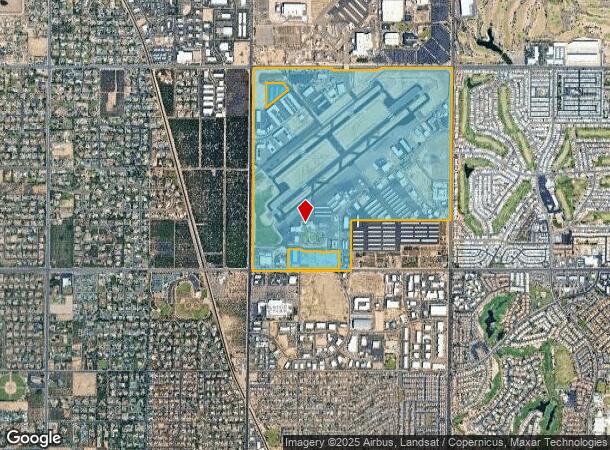  4603 E Mallory Cir, Mesa, AZ Parcel Map