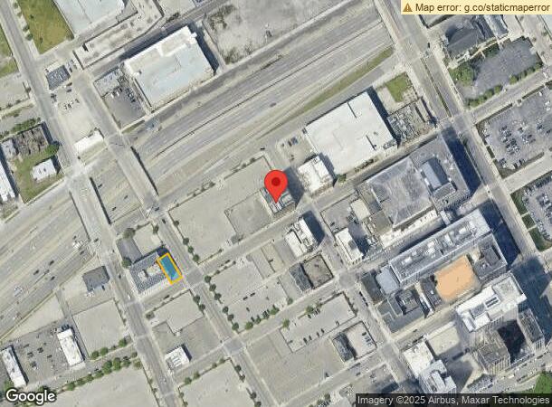  200 W Montcalm St, Detroit, MI Parcel Map