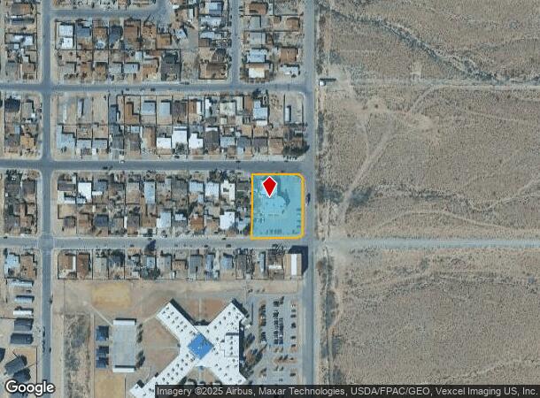  1713 Banker Rd, Canutillo, TX Parcel Map