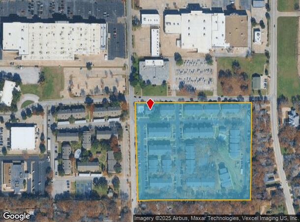 1301 Park Place Blvd, Hurst, TX Parcel Map