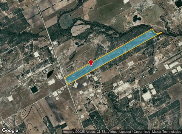 240 Cr, Runge, TX Parcel Map