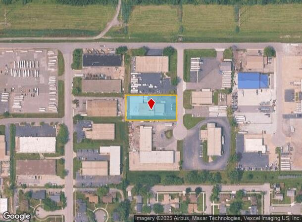 2000 N Lafayette Ct, Griffith, IN Parcel Map