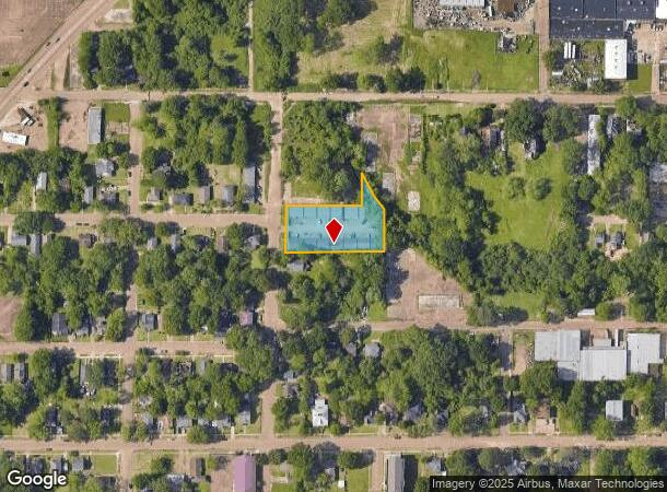  760 Willow St, Jackson, MS Parcel Map