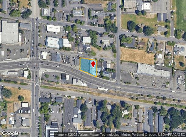  18275 Sw Tualatin Valley Hwy, Beaverton, OR Parcel Map