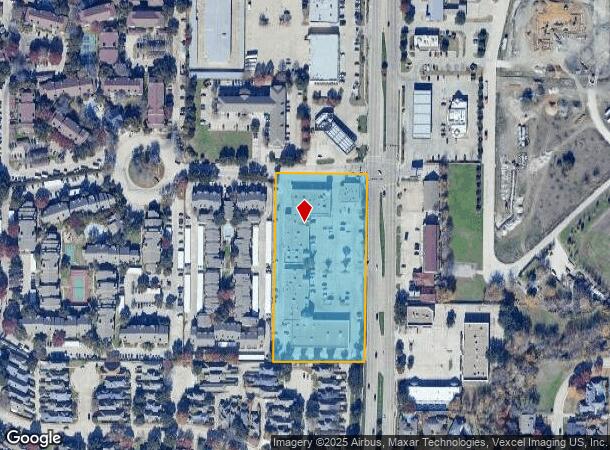 19009 Preston Rd, Dallas, TX Parcel Map