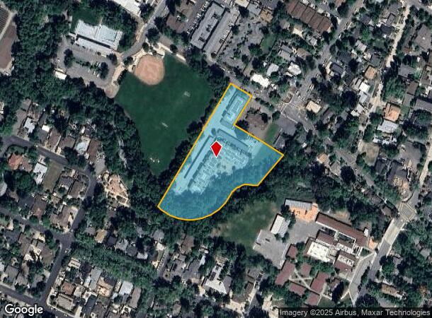  1715 Washington St, Calistoga, CA Parcel Map