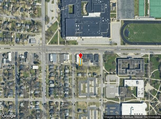  1606 Mishawaka Ave, South Bend, IN Parcel Map