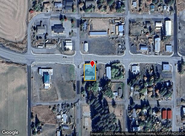 9824 W F St, Worley, ID Parcel Map