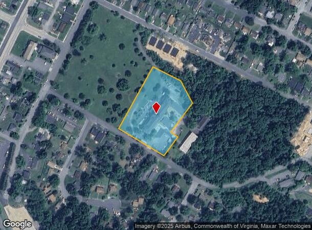 1101 Reservoir St, Waynesboro, VA Parcel Map