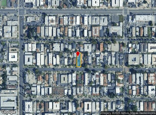 14757 Sylvan St, Van Nuys, CA Parcel Map
