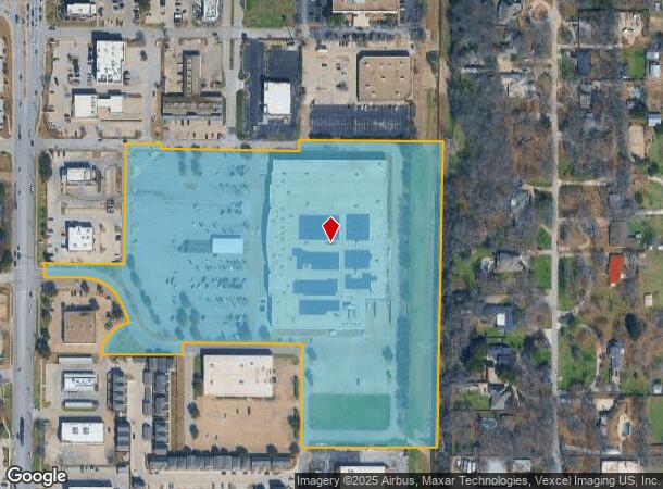 1400 Precinct Line Rd, Hurst, TX Parcel Map
