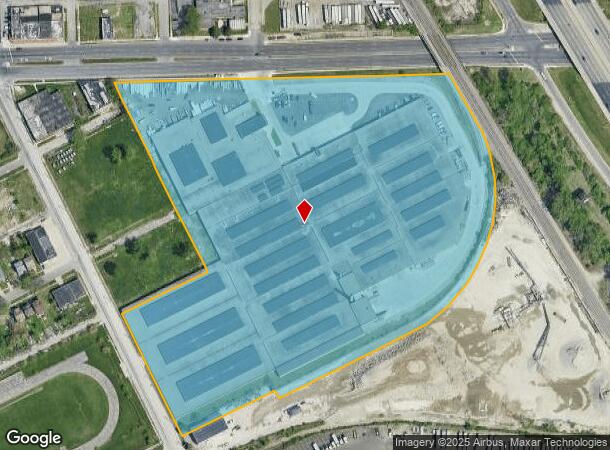 1200 E Mcnichols Rd, Highland Park, MI Parcel Map